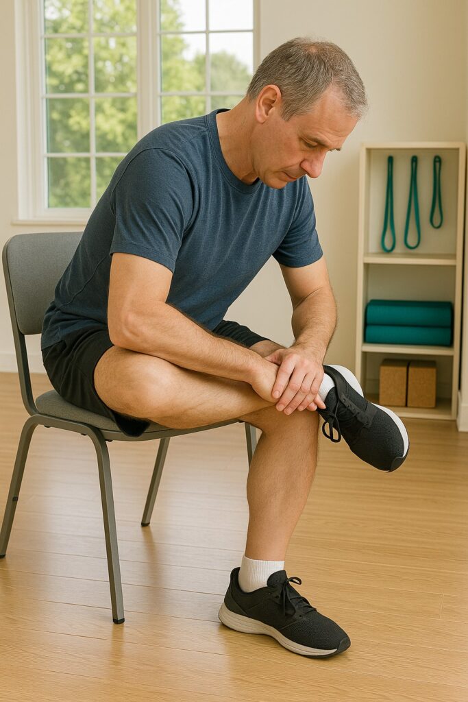 Seated Glute Stretch - Dynamic Stretch Therapy - Honolulu HI