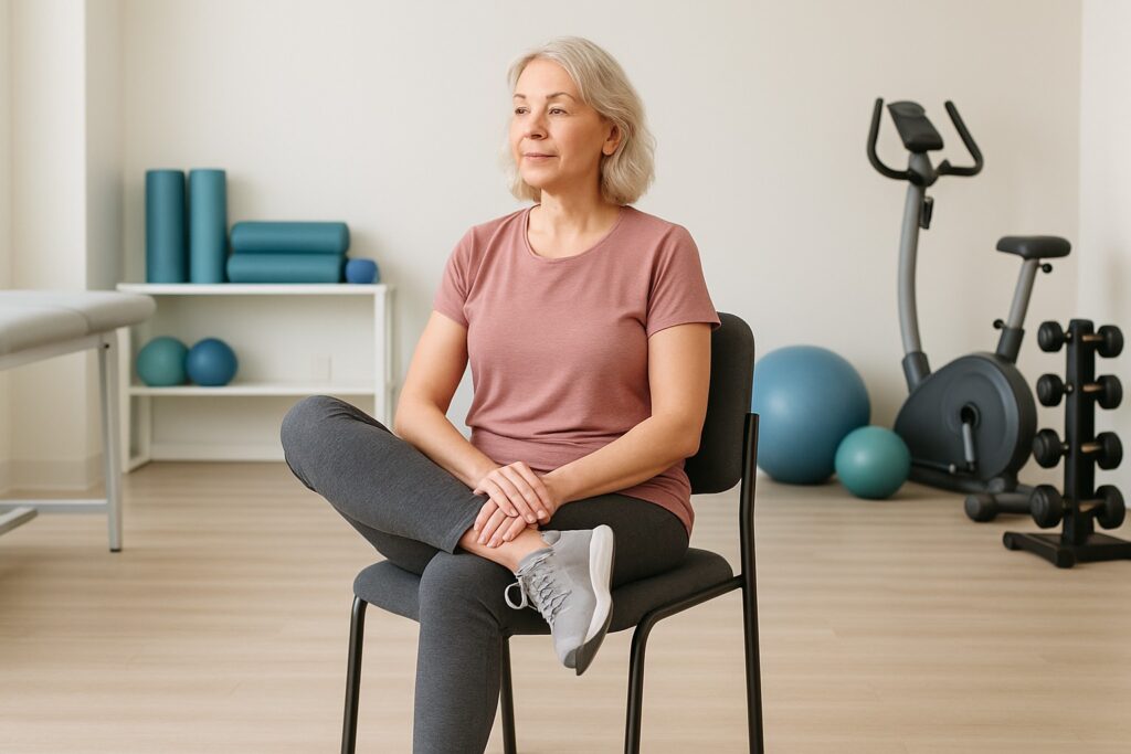 Basic Seated Hip Stretch - Dynamic Stretch Therapy - Honolulu HI