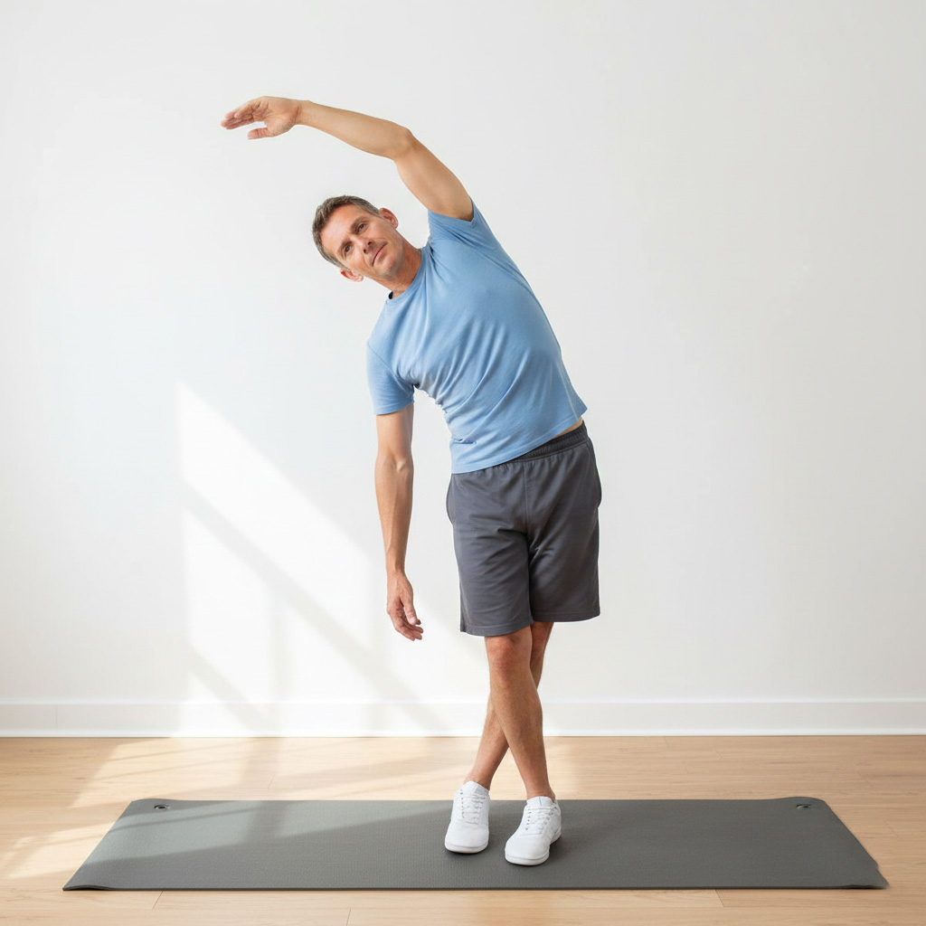 Standing IT Band Stretch