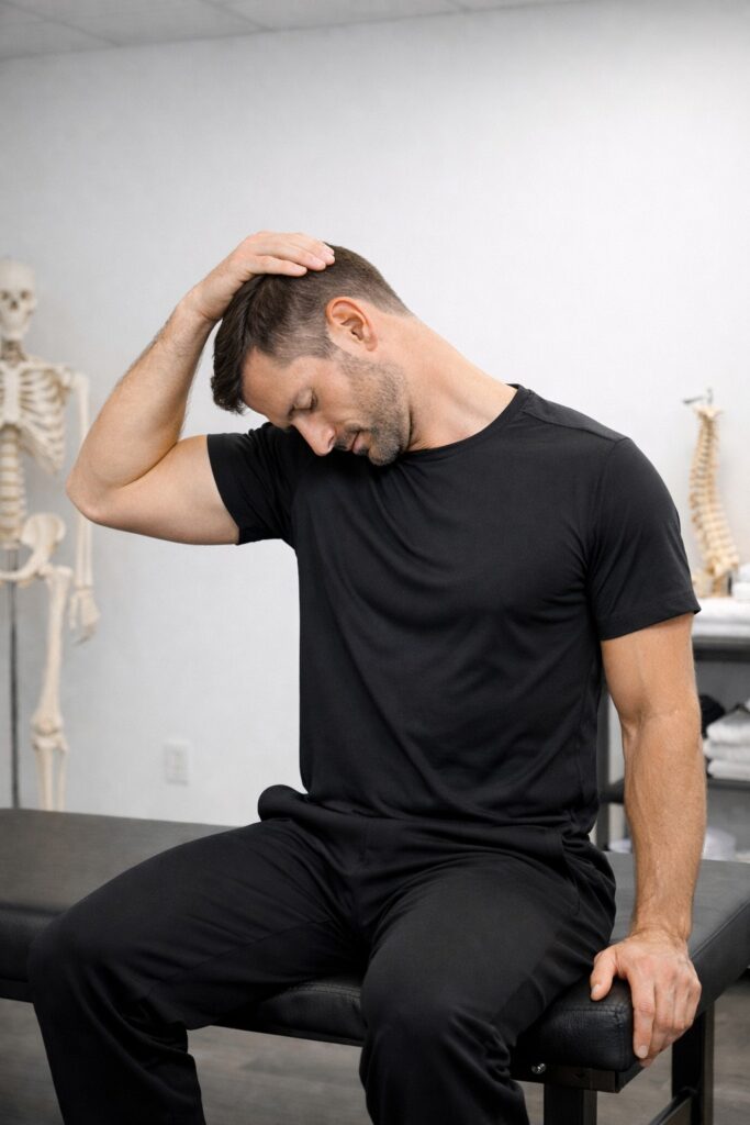 Levator Scapulae Stretch